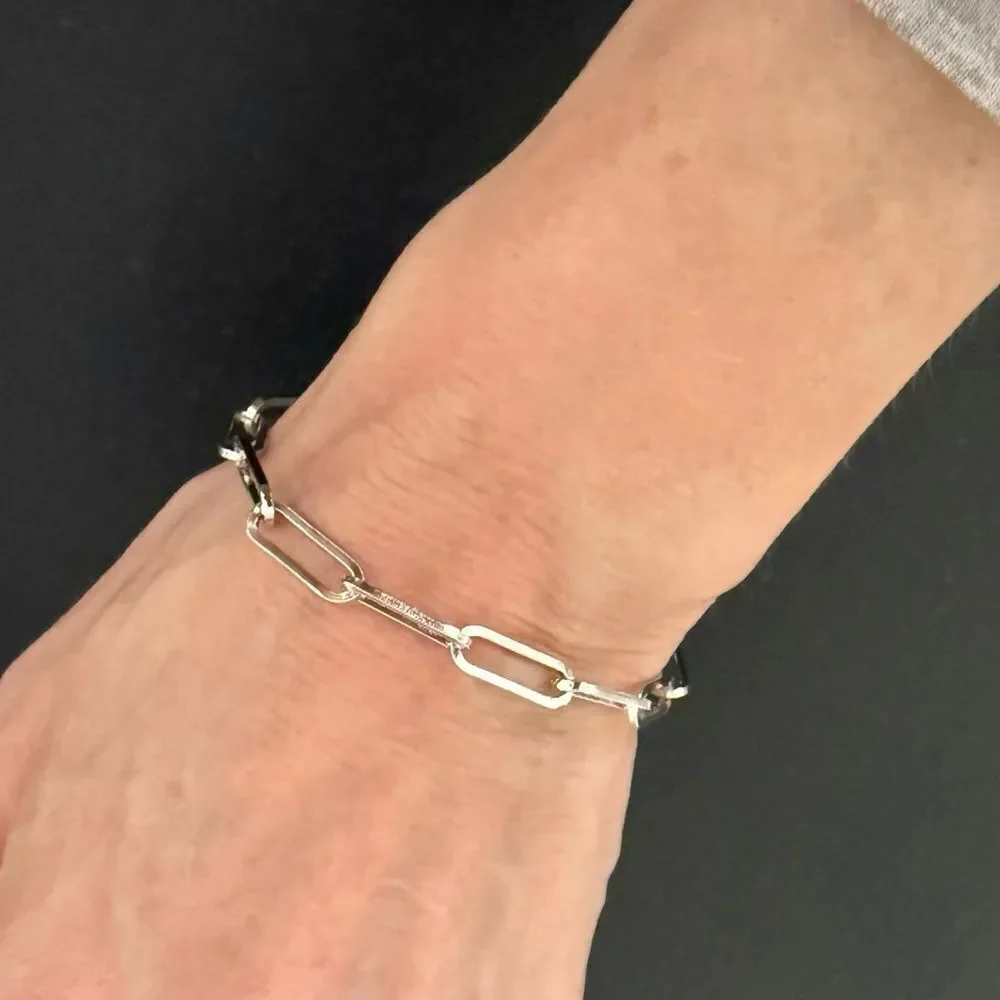 The Uptown Six– Men’s Silver Tone Chain Bracelets in Mixed Styles